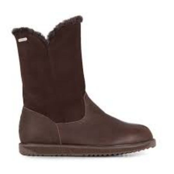 EMU Australia Latrobe waterproof suede full grain Leather sheepskin lined boots - Picture 1 of 14
